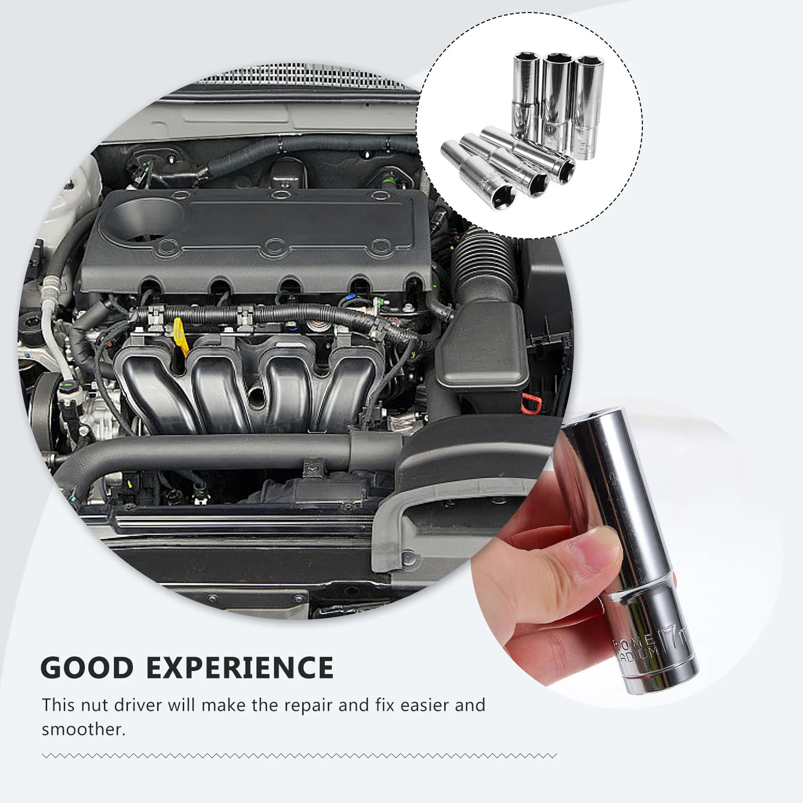 1Set Nut Driver Socket Ratchet Wrench Extended Length Internal Hex Repair Tool Kit Nut Driver Socket Set
1Set Nut Driver Socket Ratchet Wrench Extended Length Internal Hex Repair Tool Kit Nut Driver Socket Set