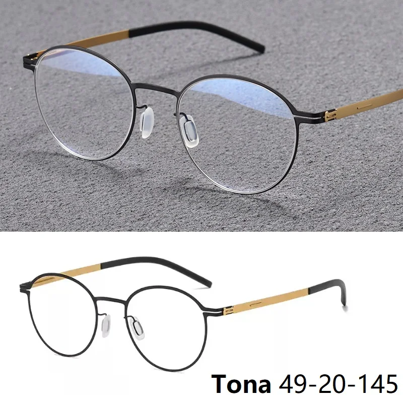 German Brand Design Glasses Frame Retro Round Screwless Titanium Alloy Men Women Eyeglasses Rim Thin Ultralight Classic 2026 New
German Brand Design Glasses Frame Retro Round Screwless Titanium Alloy Men Women Eyeglasses Rim Thin Ultralight Classic 2026 New