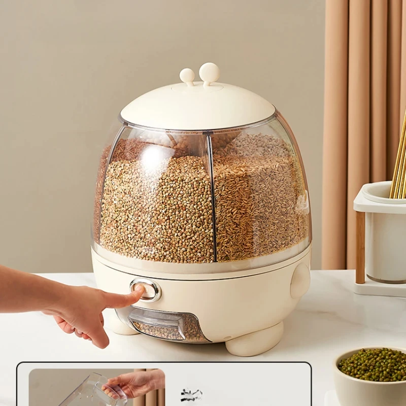 packaged rice bucket rotating split five grain miscellaneous grain sealed insect proof and moisture-proof food grade ri
packaged rice bucket rotating split five grain miscellaneous grain sealed insect proof and moisture-proof food grade ri