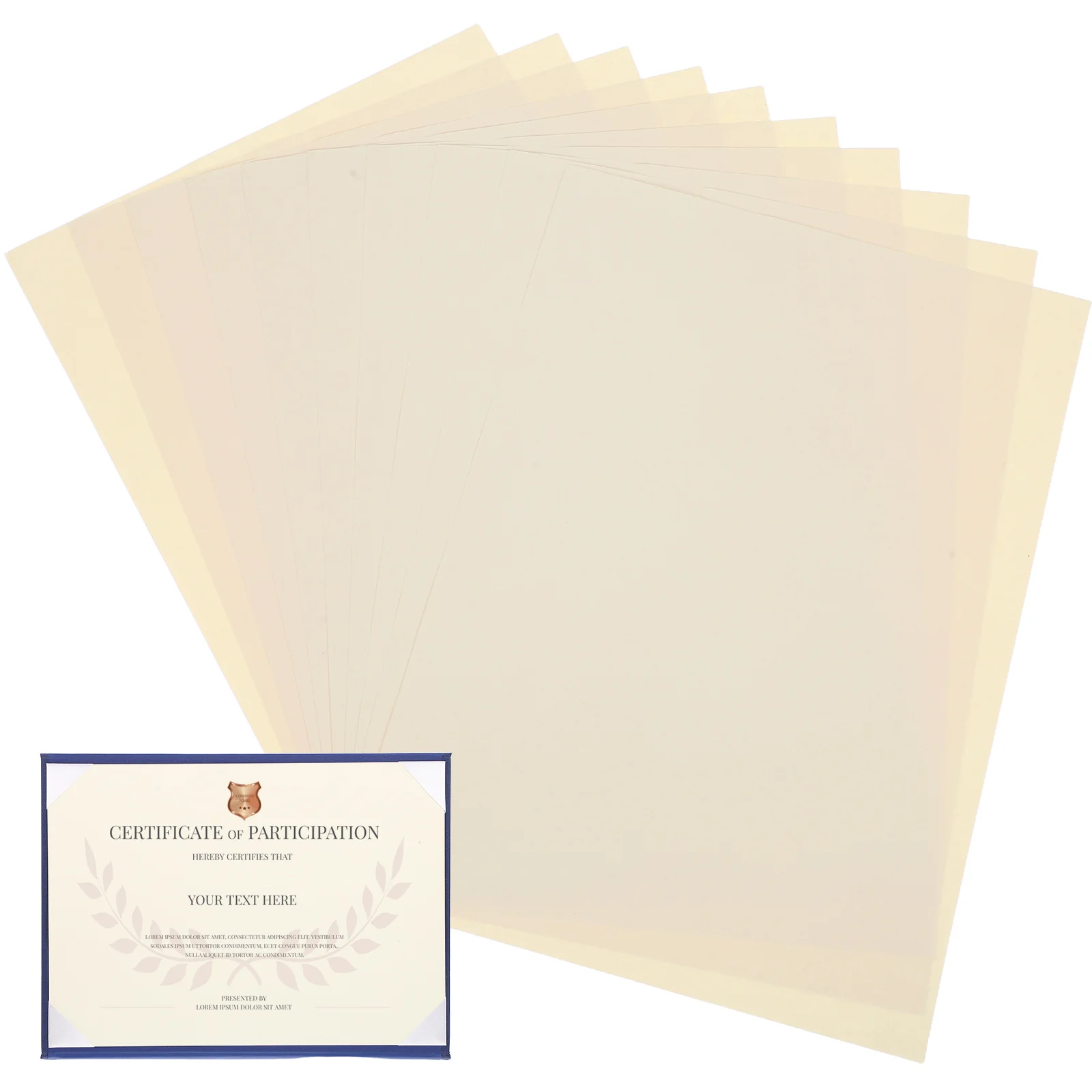 10 Pcs Writable Fancy Certificate Paper Beige Parchment for Printing Certificates 
10 Pcs Writable Fancy Certificate Paper Beige Parchment for Printing Certificates
