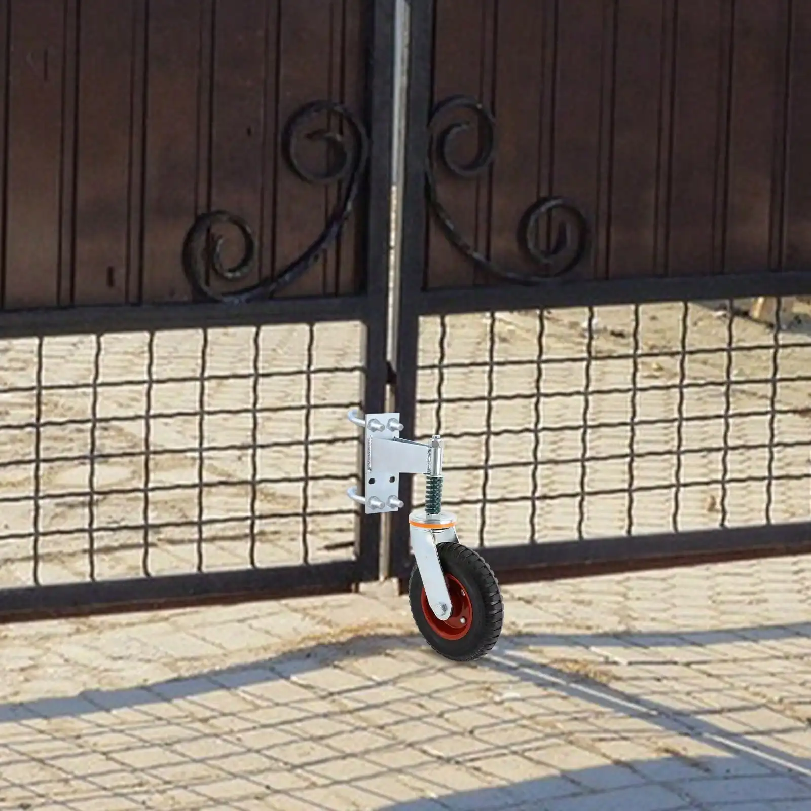 8" Gate Wheels 661.39lbs Gate Caster, Heavy Duty Gate Caster 360° Rotation Angle For Metal Gates, Driveway Gates 
8" Gate Wheels 661.39lbs Gate Caster, Heavy Duty Gate Caster 360° Rotation Angle For Metal Gates, Driveway Gates