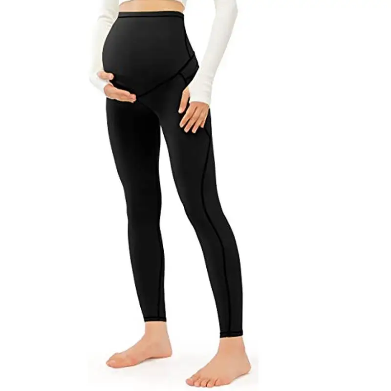 High Waisted Elastic Exercise Training Pocket Yoga Pants Women's Leggings Comfortable Stretchy Maternity Trousers
High Waisted Elastic Exercise Training Pocket Yoga Pants Women's Leggings Comfortable Stretchy Maternity Trousers
