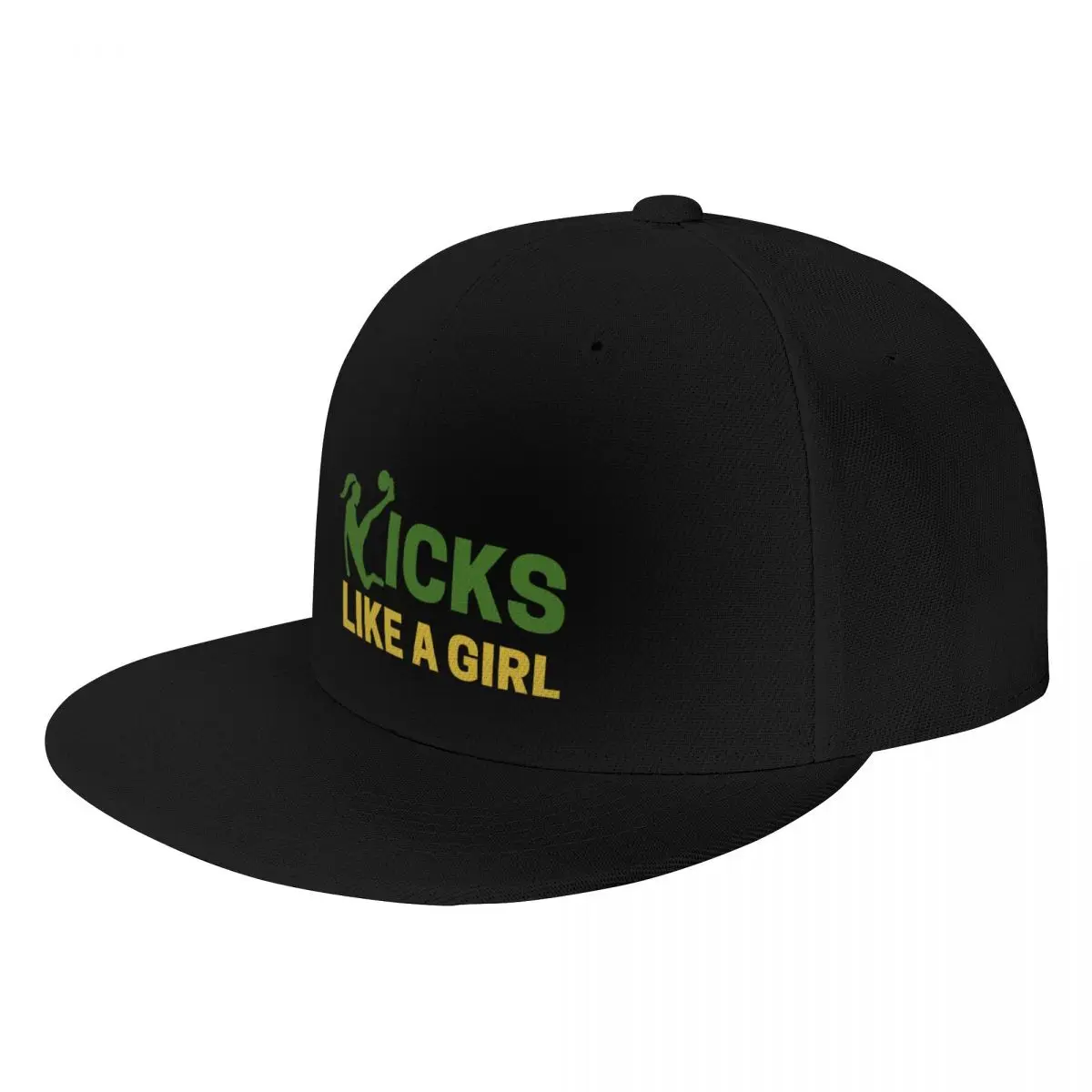 Kicks Like A Girl - Green & Gold Baseball Cap Custom Cap Hat Man For The Sun Women Caps Men's
Kicks Like A Girl - Green & Gold Baseball Cap Custom Cap Hat Man For The Sun Women Caps Men's