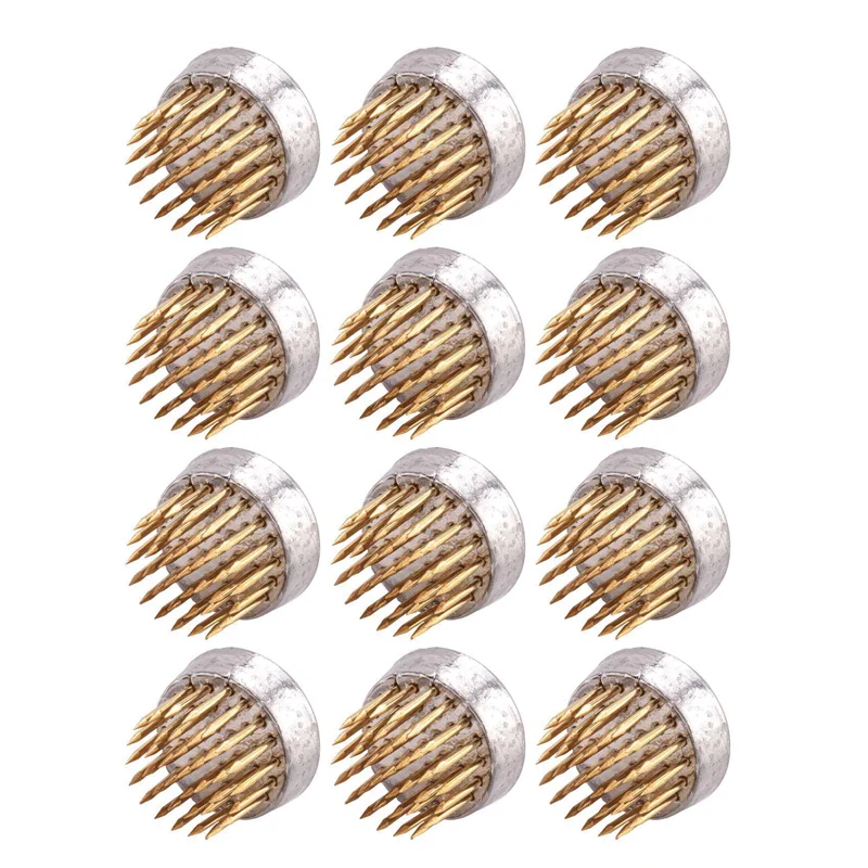 ABVG-24 Pack Flower Frogs Holder, Kenzans Round Flower Arranger Mini Floral Frogs Pins, 0.9 Inch Flower Pin Holder
ABVG-24 Pack Flower Frogs Holder, Kenzans Round Flower Arranger Mini Floral Frogs Pins, 0.9 Inch Flower Pin Holder