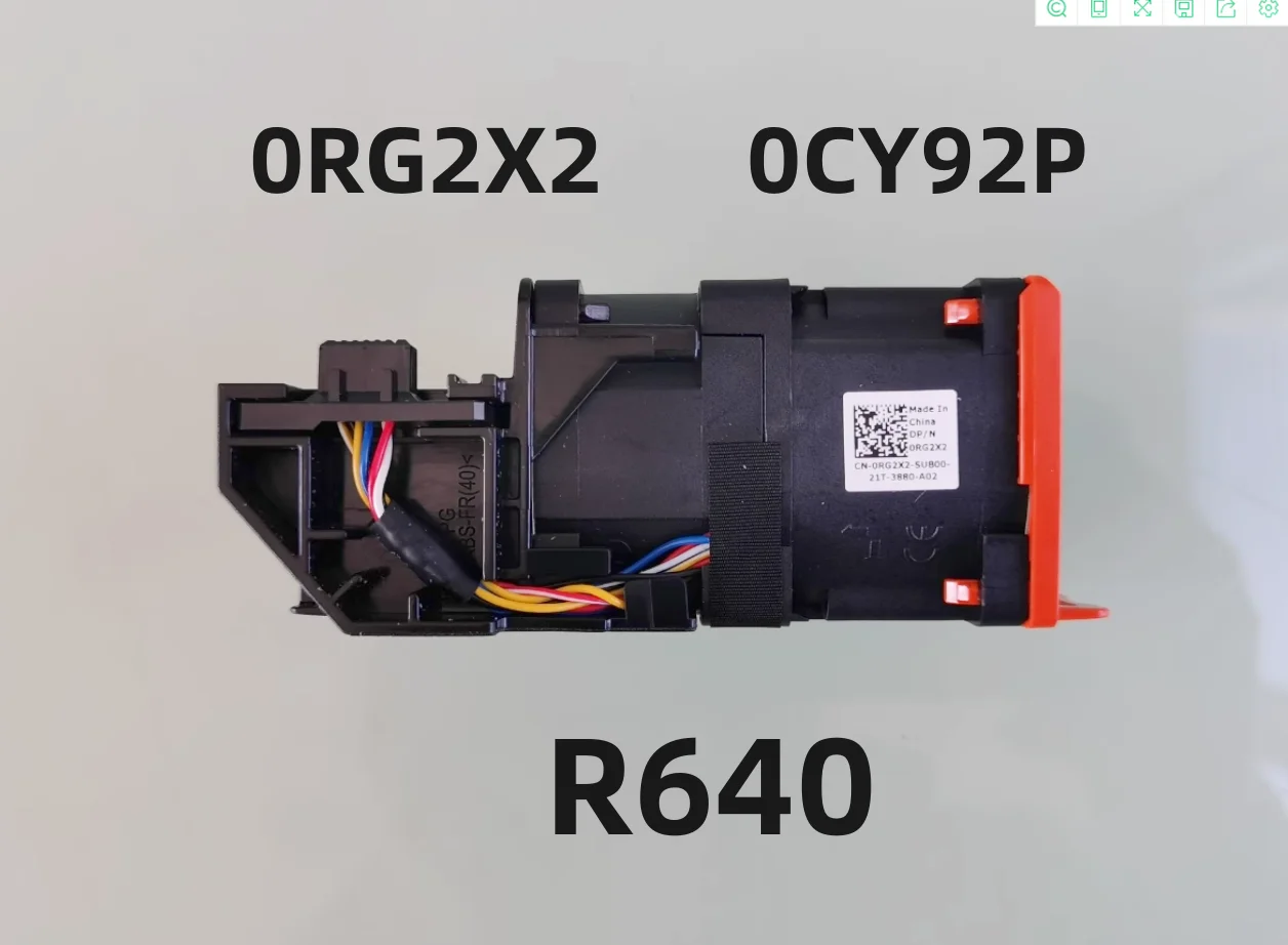 Original For Dell R640 Server Chassis Standard High Performance Fan RG2X2 0RG2X2 CY92P 0CY92P Heat Sink 100% Test OK
Original For Dell R640 Server Chassis Standard High Performance Fan RG2X2 0RG2X2 CY92P 0CY92P Heat Sink 100% Test OK