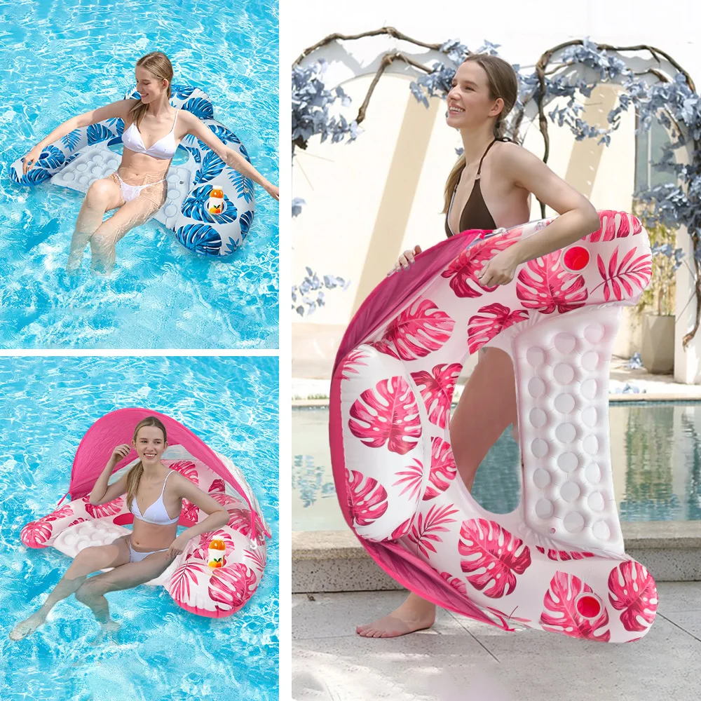 New Upgrade Water Hammock Recliner Inflatable Floating with Awning Swimming Mattress Pool Party Lounge Bed for Swimming Float
New Upgrade Water Hammock Recliner Inflatable Floating with Awning Swimming Mattress Pool Party Lounge Bed for Swimming Float