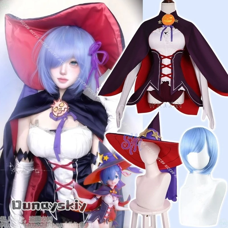 Anime Re:Life In A Different World From Zero Cosplay Rem Costume {Kisekiya}Halloween Suit Magical Girl Witch Dress Goth Lolita
Anime Re:Life In A Different World From Zero Cosplay Rem Costume {Kisekiya}Halloween Suit Magical Girl Witch Dress Goth Lolita
