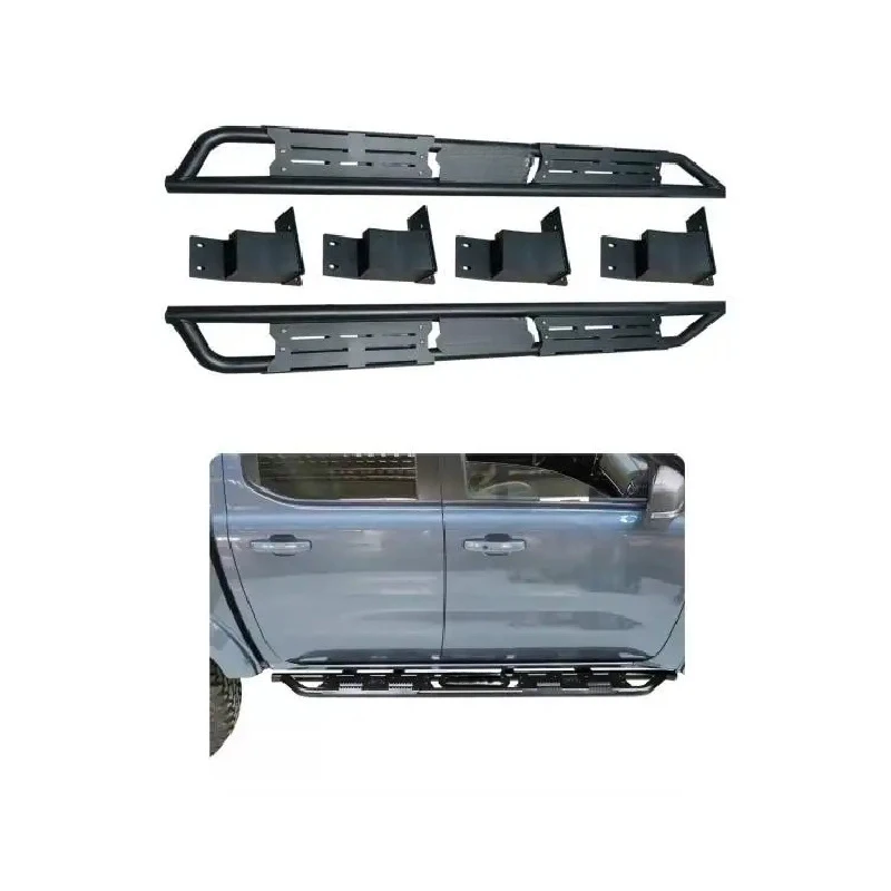 Hot Selling 4 Door Texture Black 4X4 Pickup Accessories Steel Side Step Ne Bars Running Board
Hot Selling 4 Door Texture Black 4X4 Pickup Accessories Steel Side Step Ne Bars Running Board