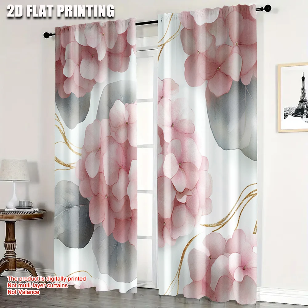 2pcs, Curtain Popular 2D print Hydrangea Floral Vintage Versatile Polyester Fabric (without rod) Outdoor Decorations Ldeal for
2pcs, Curtain Popular 2D print Hydrangea Floral Vintage Versatile Polyester Fabric (without rod) Outdoor Decorations Ldeal for