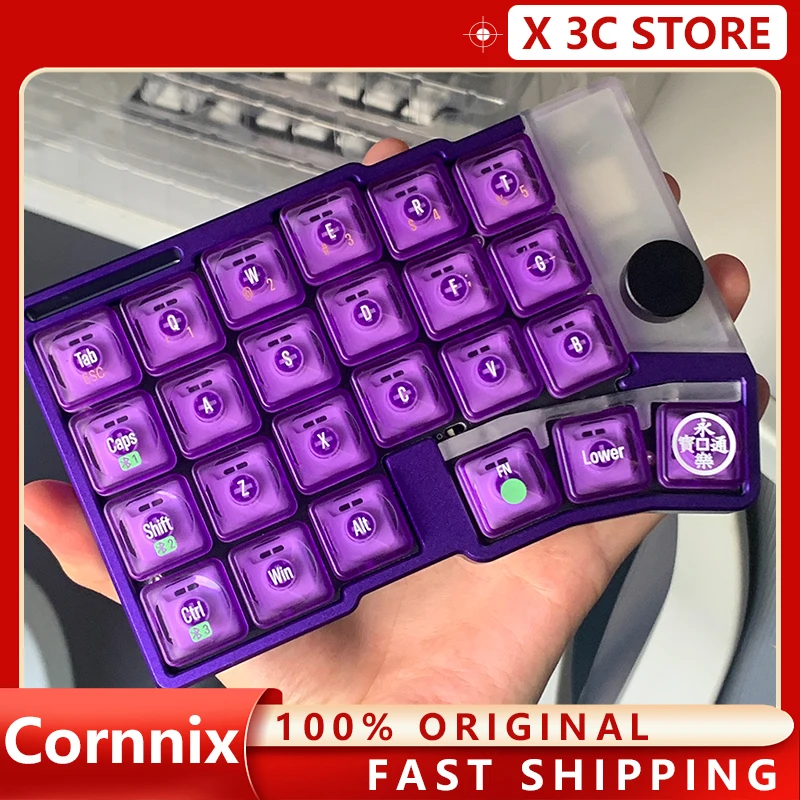 Беспроводная разделенная клавиатура Cornnix, 2 режима, проводная связь Bluetooth, смена ключа VIAL, корпус с ЧПУ, эргономичная клавиатура с возможностью горячей замены
Беспроводная разделенная клавиатура Cornnix, 2 режима, проводная связь Bluetooth, смена ключа VIAL, корпус с ЧПУ, эргономичная клавиатура с возможностью горячей замены