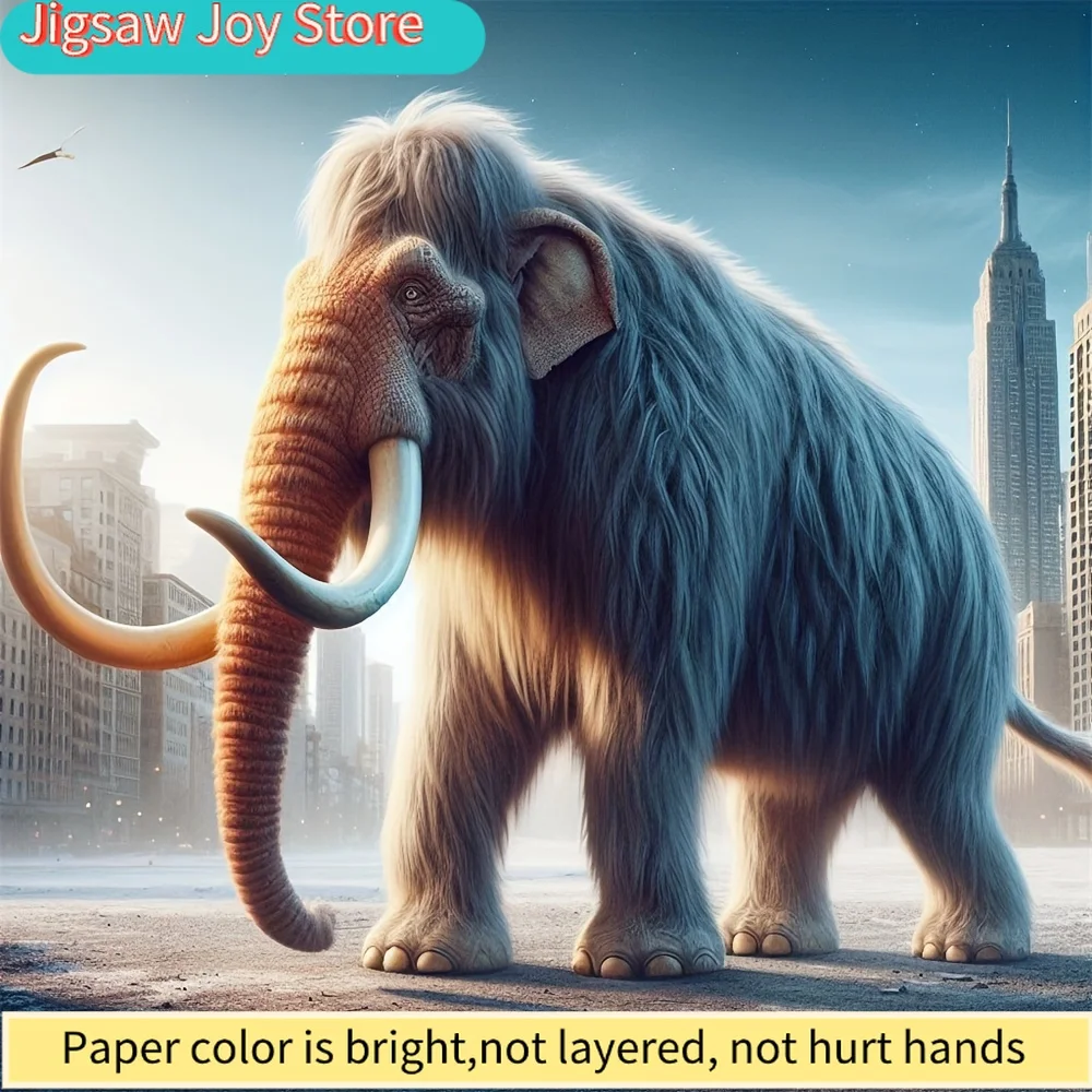 DIY 5D Diamond Painting Kit - Prehistoric Mammoth, Full Drill Round Acrylic Canvas, Embroidery Cross Stitch Art for Home Wall
DIY 5D Diamond Painting Kit - Prehistoric Mammoth, Full Drill Round Acrylic Canvas, Embroidery Cross Stitch Art for Home Wall
