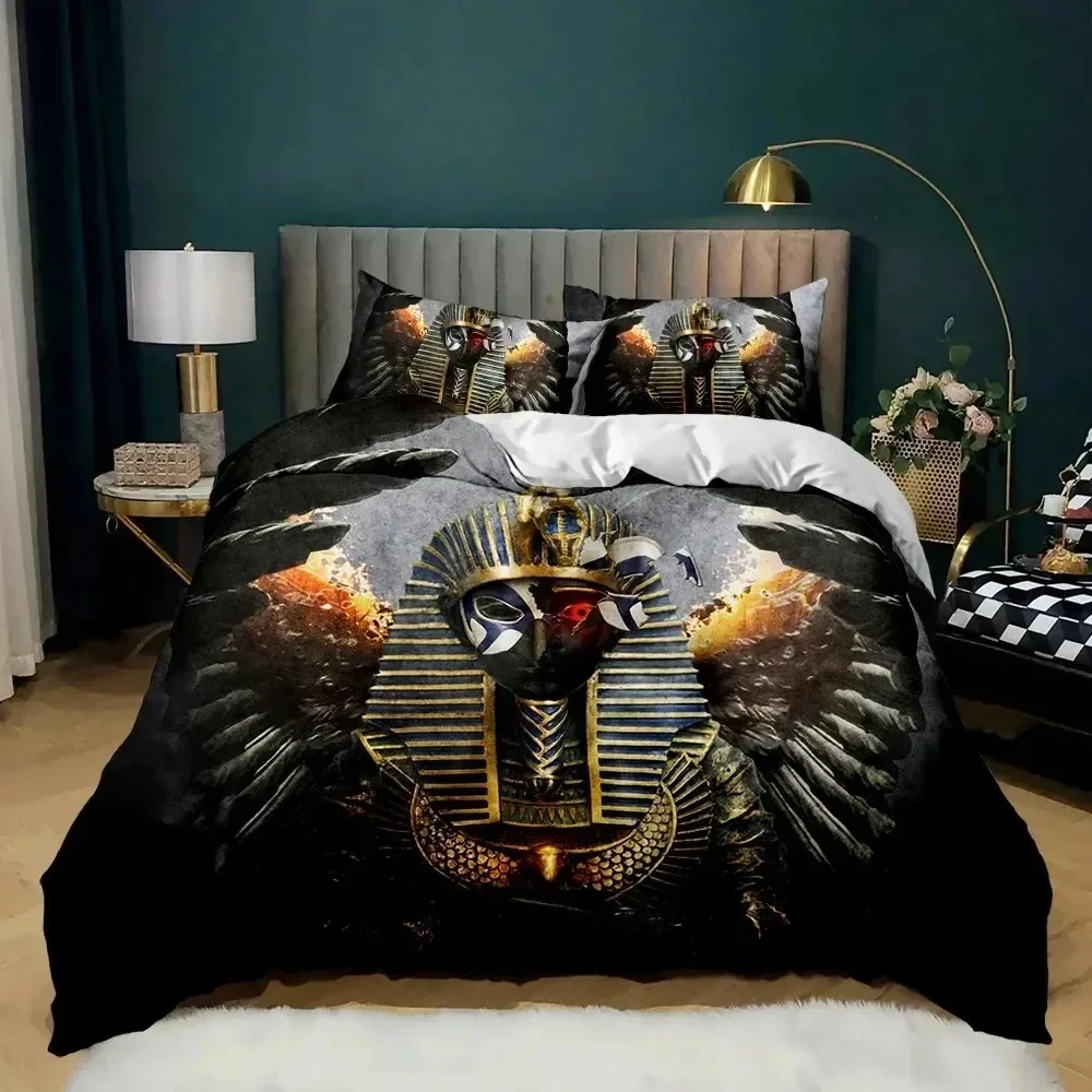 Pharaoh Bedding Sets,King Size 3D Ancient Egypt Tribe Decor Comforter Cover Set For Adult Egyptian Pyramid Polyester Duvet Cover
Pharaoh Bedding Sets,King Size 3D Ancient Egypt Tribe Decor Comforter Cover Set For Adult Egyptian Pyramid Polyester Duvet Cover