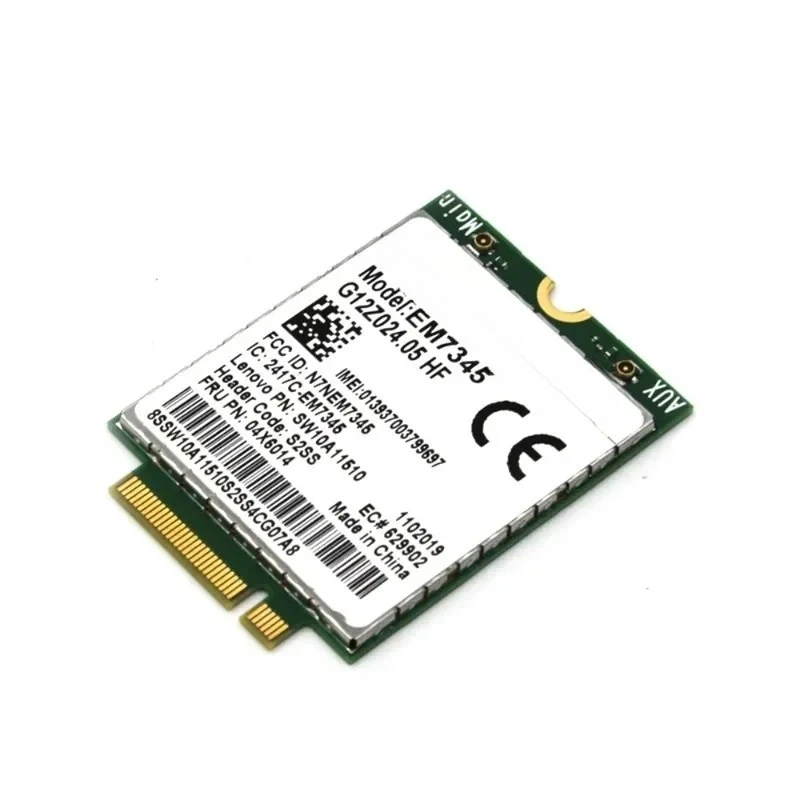 04X6014 Оригинал для модуля T450S T450 X250 X240 T440 L440 X1 GOBI5000 EM7345 LTE 4G
04X6014 Оригинал для модуля T450S T450 X250 X240 T440 L440 X1 GOBI5000 EM7345 LTE 4G