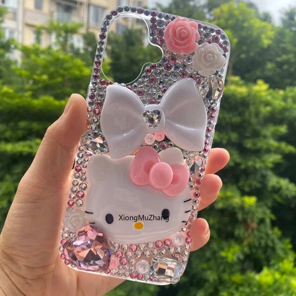 Sanrio Hello Kitty Luxury Glitter Diamond Rhinestones Bling Case For iPhone 17 16 Pro Max 15 13 12 11 14 Plus Phone Back Cover
Sanrio Hello Kitty Luxury Glitter Diamond Rhinestones Bling Case For iPhone 17 16 Pro Max 15 13 12 11 14 Plus Phone Back Cover