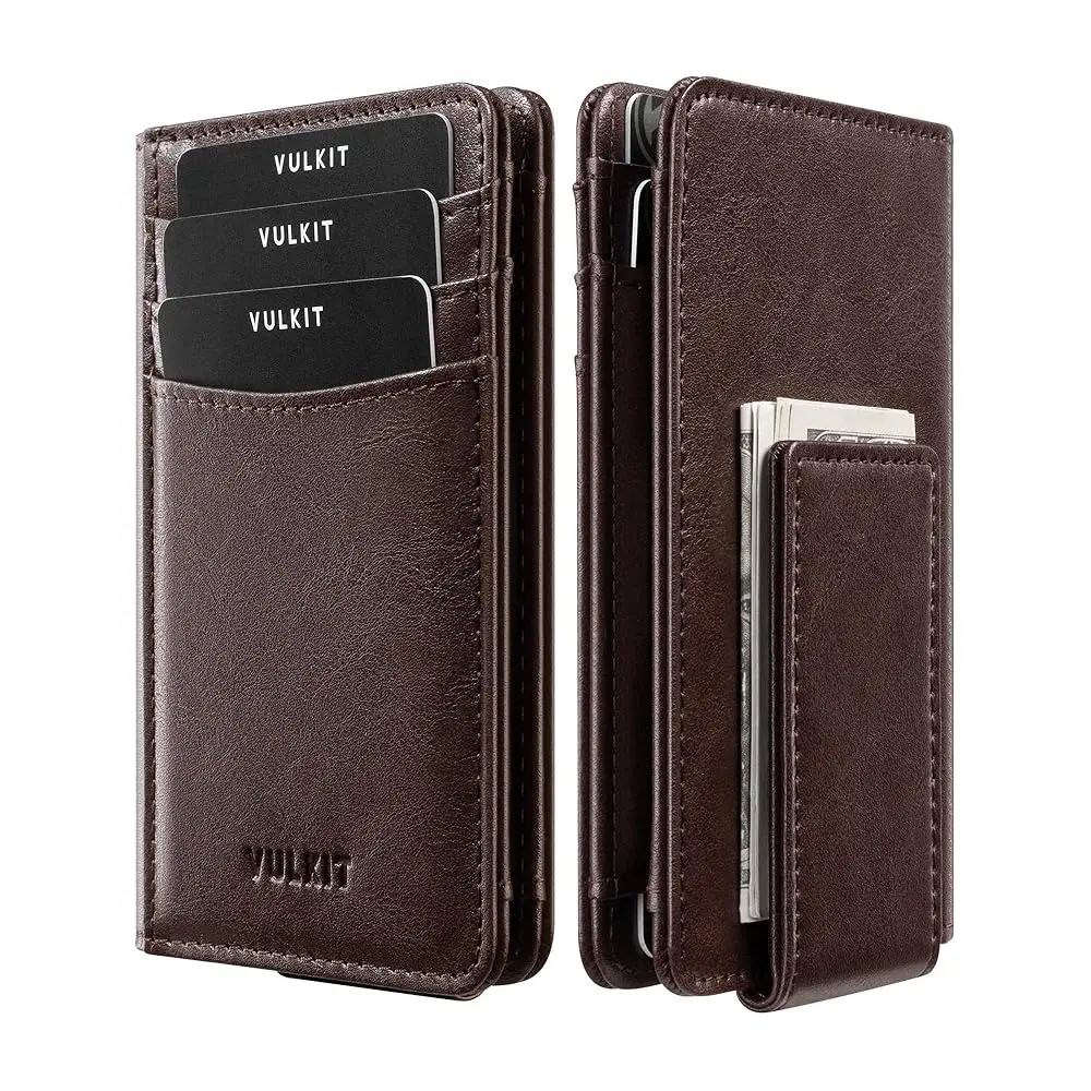 Free ShippingBifold Slim Wallet for Men RFID Blocking, Leather Front Pocket Wallet Holds 11 Cards with Magnetic Money Clip, Magn
Free ShippingBifold Slim Wallet for Men RFID Blocking, Leather Front Pocket Wallet Holds 11 Cards with Magnetic Money Clip, Magn