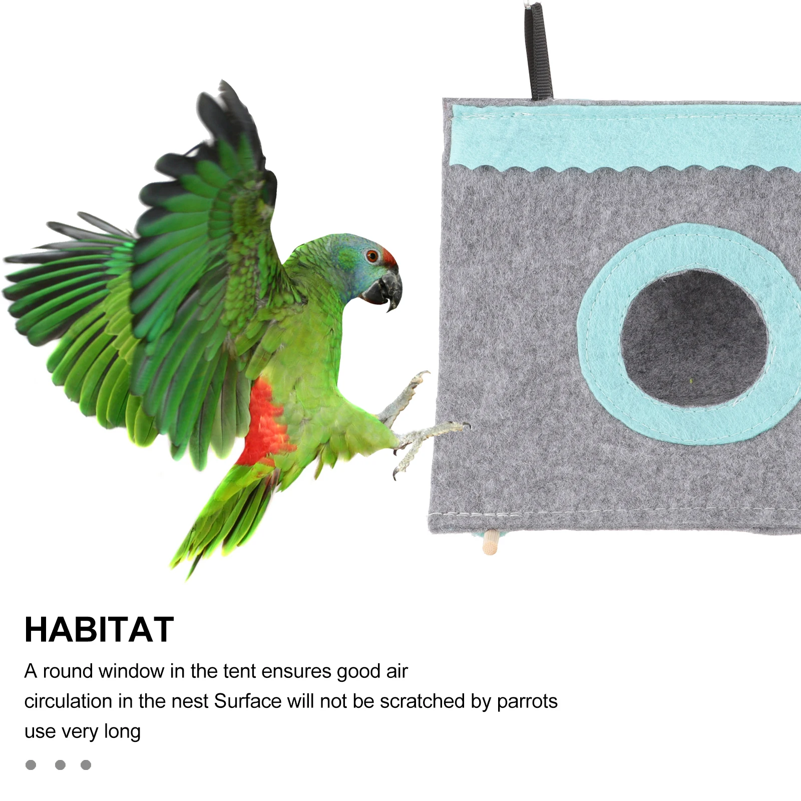 Breathable Tent Bird Room Parrot Hut Hammock Hanging Nest Teepee Pet Bird Hammock Triangle Tent Large Size Premium Material 
Breathable Tent Bird Room Parrot Hut Hammock Hanging Nest Teepee Pet Bird Hammock Triangle Tent Large Size Premium Material