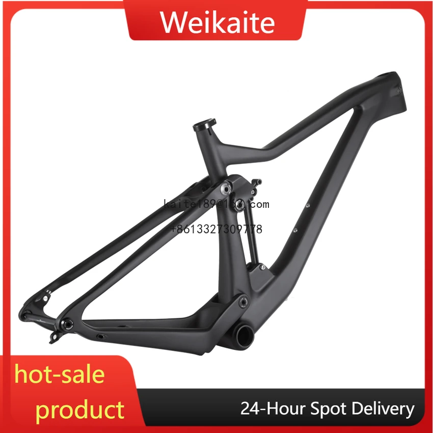 Full Suspension Frame 29 XC Trail Mountain Bike Frame 12X148mm 12V 29er T1000 Carbon MTB Frame
Full Suspension Frame 29 XC Trail Mountain Bike Frame 12X148mm 12V 29er T1000 Carbon MTB Frame