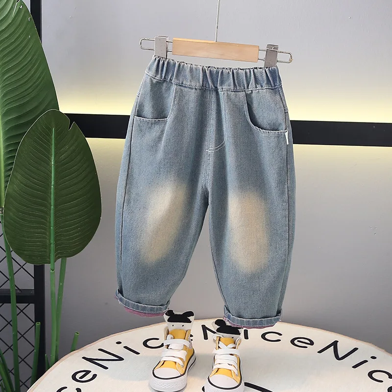 Jeans Pants Trousers Denim Boy Clothing Cartoon Cute Spring Autumn 2025 New Children Korean Edition Casual Sports Child Kids
Jeans Pants Trousers Denim Boy Clothing Cartoon Cute Spring Autumn 2025 New Children Korean Edition Casual Sports Child Kids
