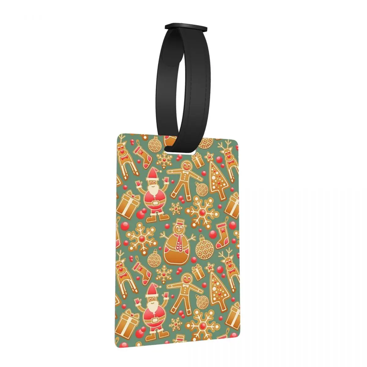Christmas Gingerbread Pattern Luggage Tags Suitcase Accessorie Travel Portable Baggage Boarding Tag Label Holder ID Name Address
Christmas Gingerbread Pattern Luggage Tags Suitcase Accessorie Travel Portable Baggage Boarding Tag Label Holder ID Name Address