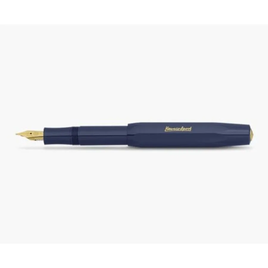 Sport Classic Fountain Pen Navy Blue, Fine Nib Sport Octagonal Clip Gold
Sport Classic Fountain Pen Navy Blue, Fine Nib Sport Octagonal Clip Gold