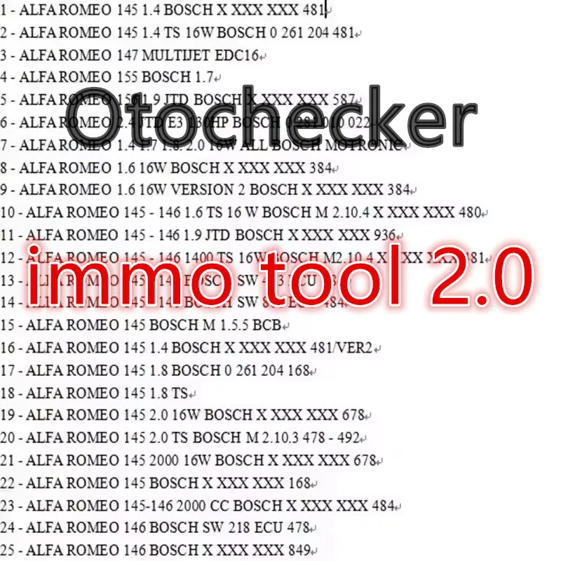 Otochecker 2.0 Advanced Immo Repair System OTO Checker Cleaner Repair Software for Car Immobilizer Diagnostic & Key Programming
Otochecker 2.0 Advanced Immo Repair System OTO Checker Cleaner Repair Software for Car Immobilizer Diagnostic & Key Programming