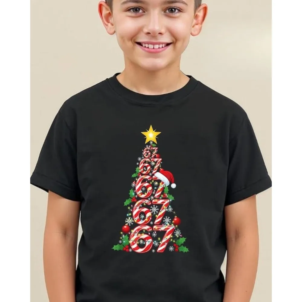 Funny 67 Christmas Costume Shirt Trendy Christmas 67 Tree Printed Tshirt Children Boys and Girls Holiday Tee Kids Xmas Tops
Funny 67 Christmas Costume Shirt Trendy Christmas 67 Tree Printed Tshirt Children Boys and Girls Holiday Tee Kids Xmas Tops