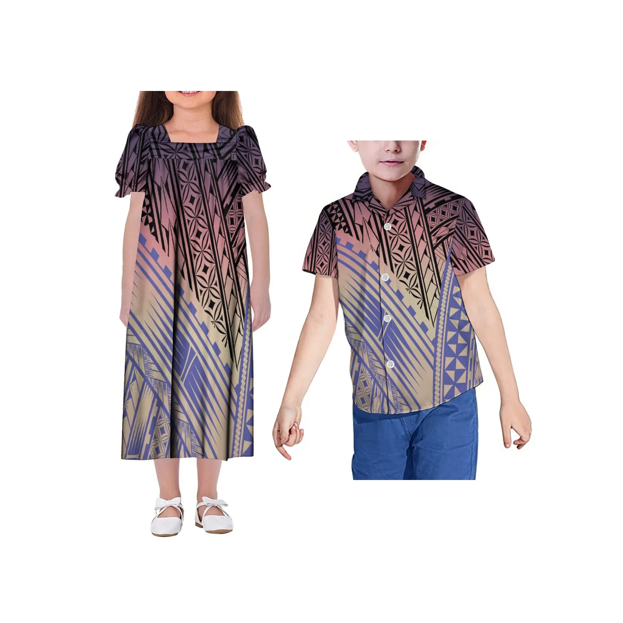 Polynesian Custom Women'S Mumu Dress New Children Skirt Summer Short Sleeve Kid Suit Men'S Shirt
Polynesian Custom Women'S Mumu Dress New Children Skirt Summer Short Sleeve Kid Suit Men'S Shirt