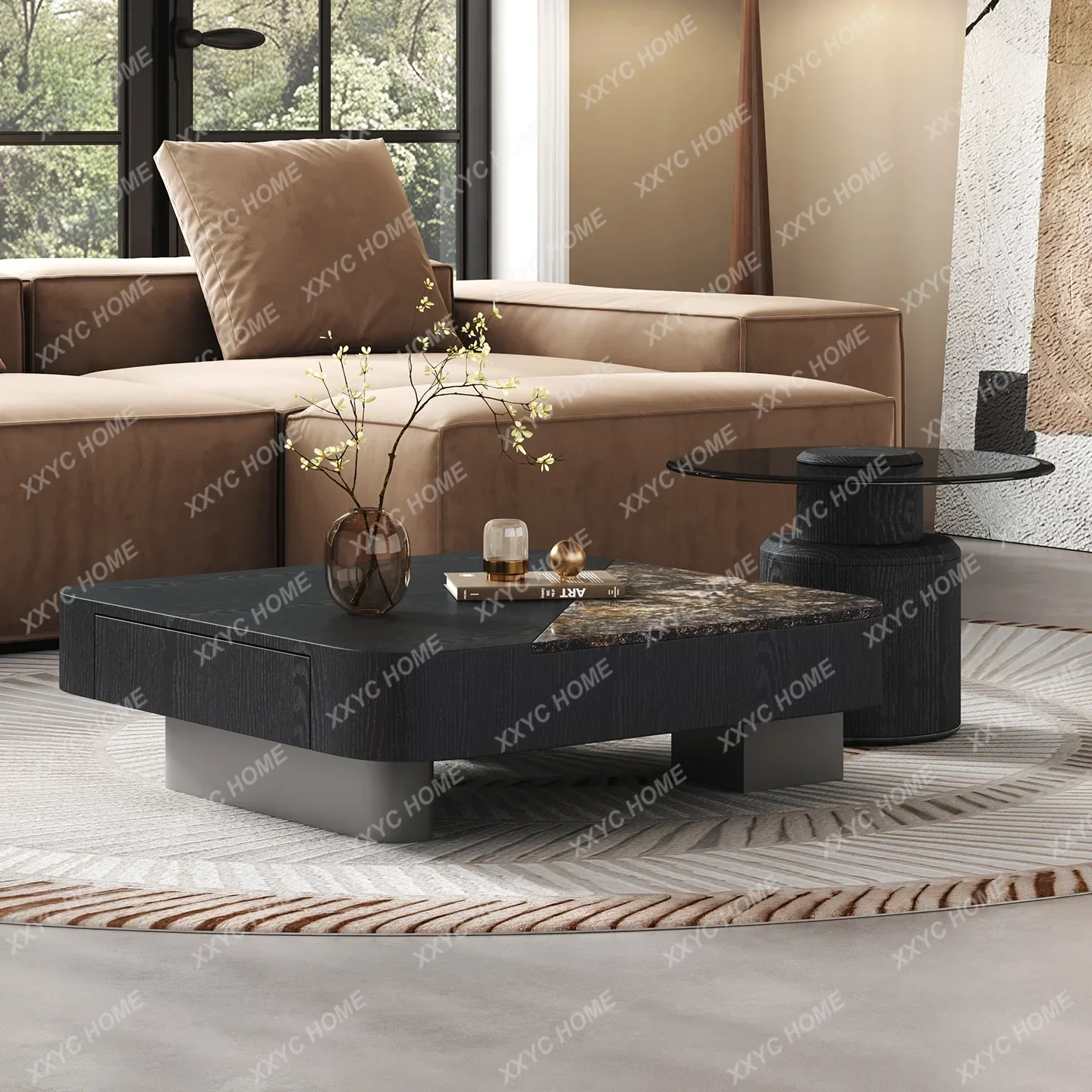 02 Light Luxury Stone Coffee Table Square Living Room High-End Minimalist Coffee Table
02 Light Luxury Stone Coffee Table Square Living Room High-End Minimalist Coffee Table