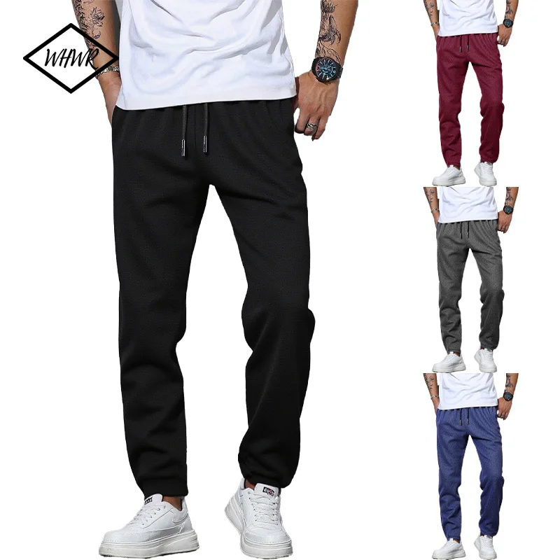 Mens Jogging Pants Sports Pants Fitness Running Trousers Solid Color Drawstring Sweatpants Easy to Match Home Pants
Mens Jogging Pants Sports Pants Fitness Running Trousers Solid Color Drawstring Sweatpants Easy to Match Home Pants