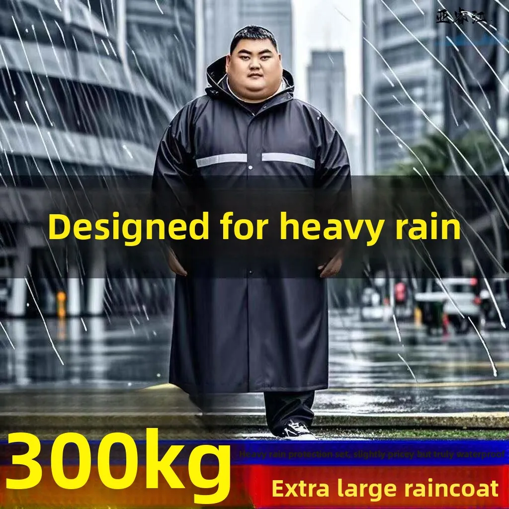 Full-Length Raincoat for One Person Special Large Rainproof Suitable for Patrol Fishing And Delivery Riding in Heavy Rain
Full-Length Raincoat for One Person Special Large Rainproof Suitable for Patrol Fishing And Delivery Riding in Heavy Rain