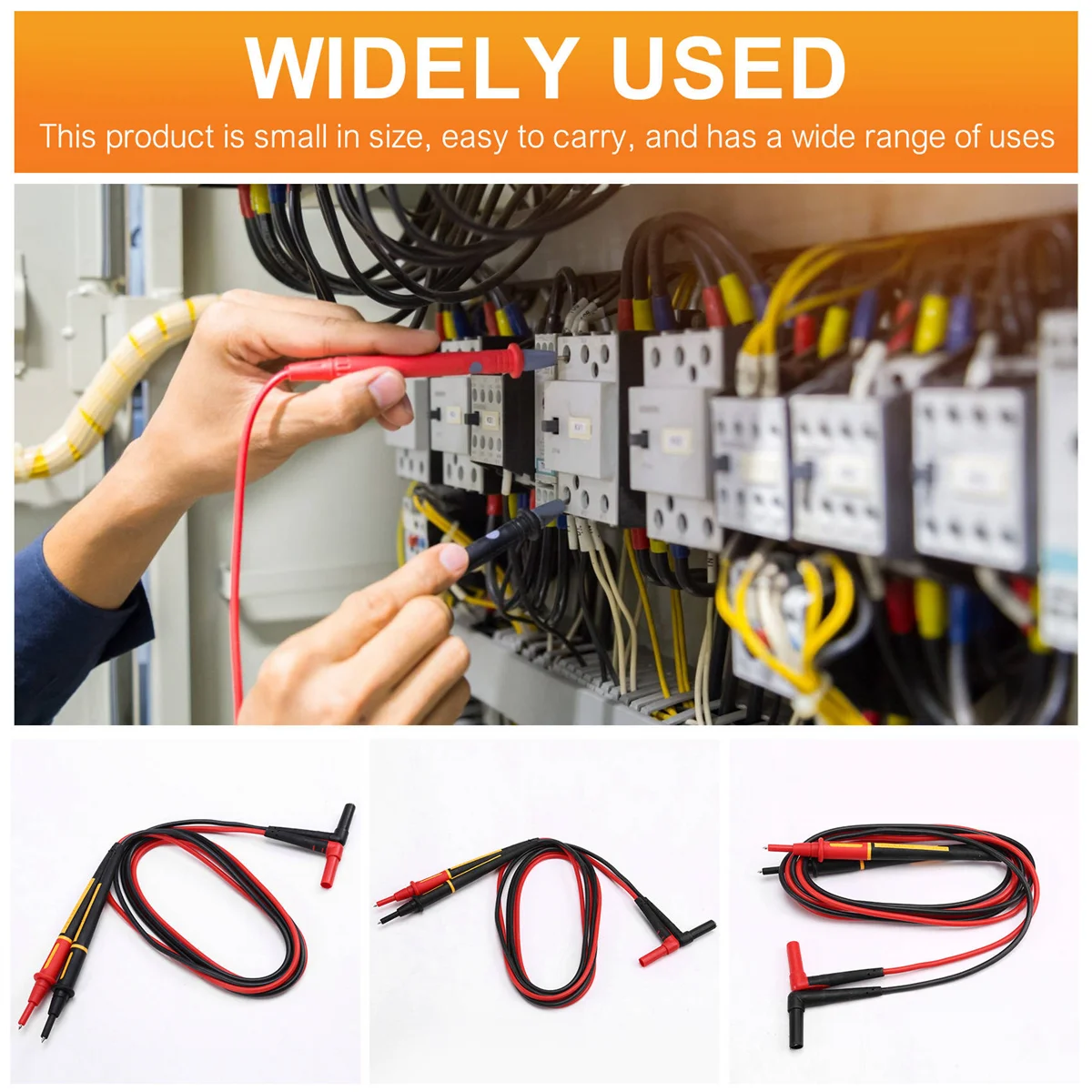 A47ZZ For Fluke TL175 TwistGuard Test Leads Multimeter Clampmeter Test Lead Set Replacement and Maintenance
A47ZZ For Fluke TL175 TwistGuard Test Leads Multimeter Clampmeter Test Lead Set Replacement and Maintenance