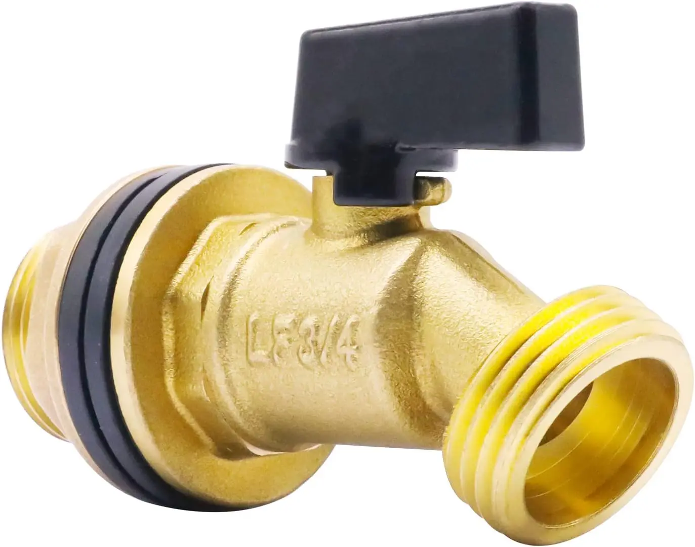 3/4" GHT Brass Rain Barrel Spigot Kit with Bulkhead Fitting, 5-55 Gallon Bucket Hose Connector for Water Collection
3/4" GHT Brass Rain Barrel Spigot Kit with Bulkhead Fitting, 5-55 Gallon Bucket Hose Connector for Water Collection