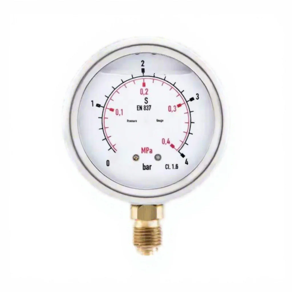 High Quality EN831-1 ICs Model 213.53.063 Liquid-filled Bourdon Tube Pressure Gauge Copper Alloy Material Product
High Quality EN831-1 ICs Model 213.53.063 Liquid-filled Bourdon Tube Pressure Gauge Copper Alloy Material Product