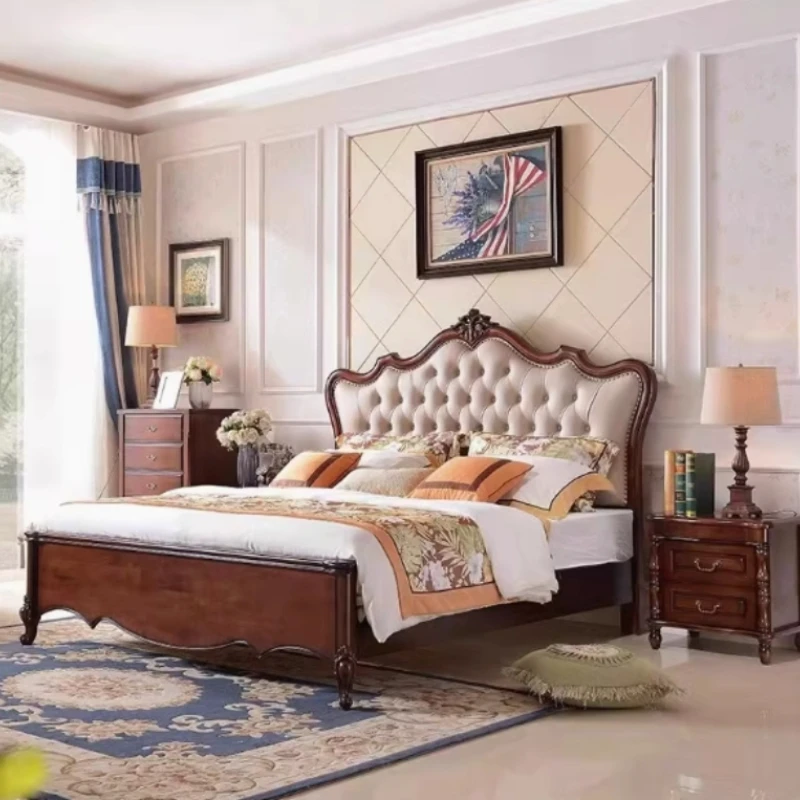 Modern Wooden Simple Bed Double 150X200 Bedroom Home Modular King Twin Bed Frame Queen Full Cama Box Casal House Accessories
Modern Wooden Simple Bed Double 150X200 Bedroom Home Modular King Twin Bed Frame Queen Full Cama Box Casal House Accessories