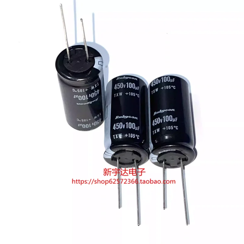 10-100 шт. оригинальный электролитический конденсатор 100 мкФ 450В 450В100МкФ 18X35 Ruby TXW, высокочастотный, долговечный
10-100 шт. оригинальный электролитический конденсатор 100 мкФ 450В 450В100МкФ 18X35 Ruby TXW, высокочастотный, долговечный