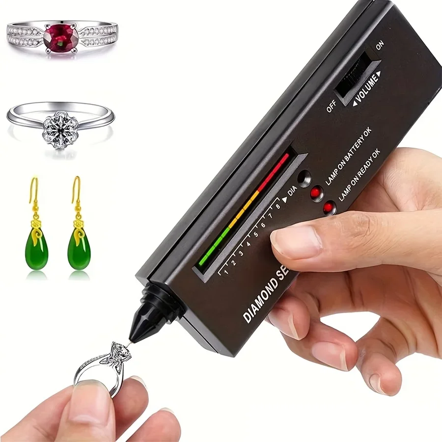 Portable Electronic Jewelry Testing Tool Professional Gem Appraisal Pen High-Precision Jewelry Tester Tool Kit
Portable Electronic Jewelry Testing Tool Professional Gem Appraisal Pen High-Precision Jewelry Tester Tool Kit