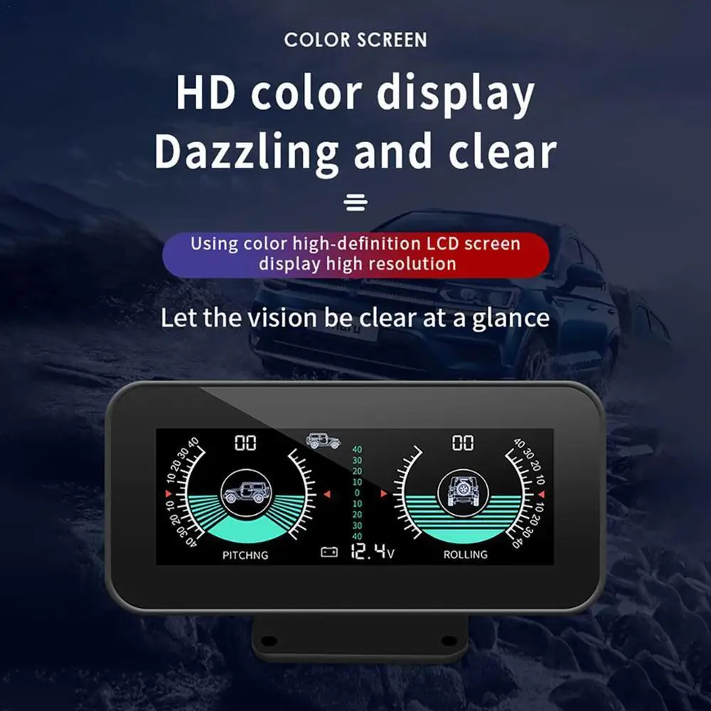 M50 Vehicle-Mounted Intelligent Gradienter Car Digital Display Tilt Pitch Angle Inclinometro Auto HUD Intelligent Slope Meter
M50 Vehicle-Mounted Intelligent Gradienter Car Digital Display Tilt Pitch Angle Inclinometro Auto HUD Intelligent Slope Meter