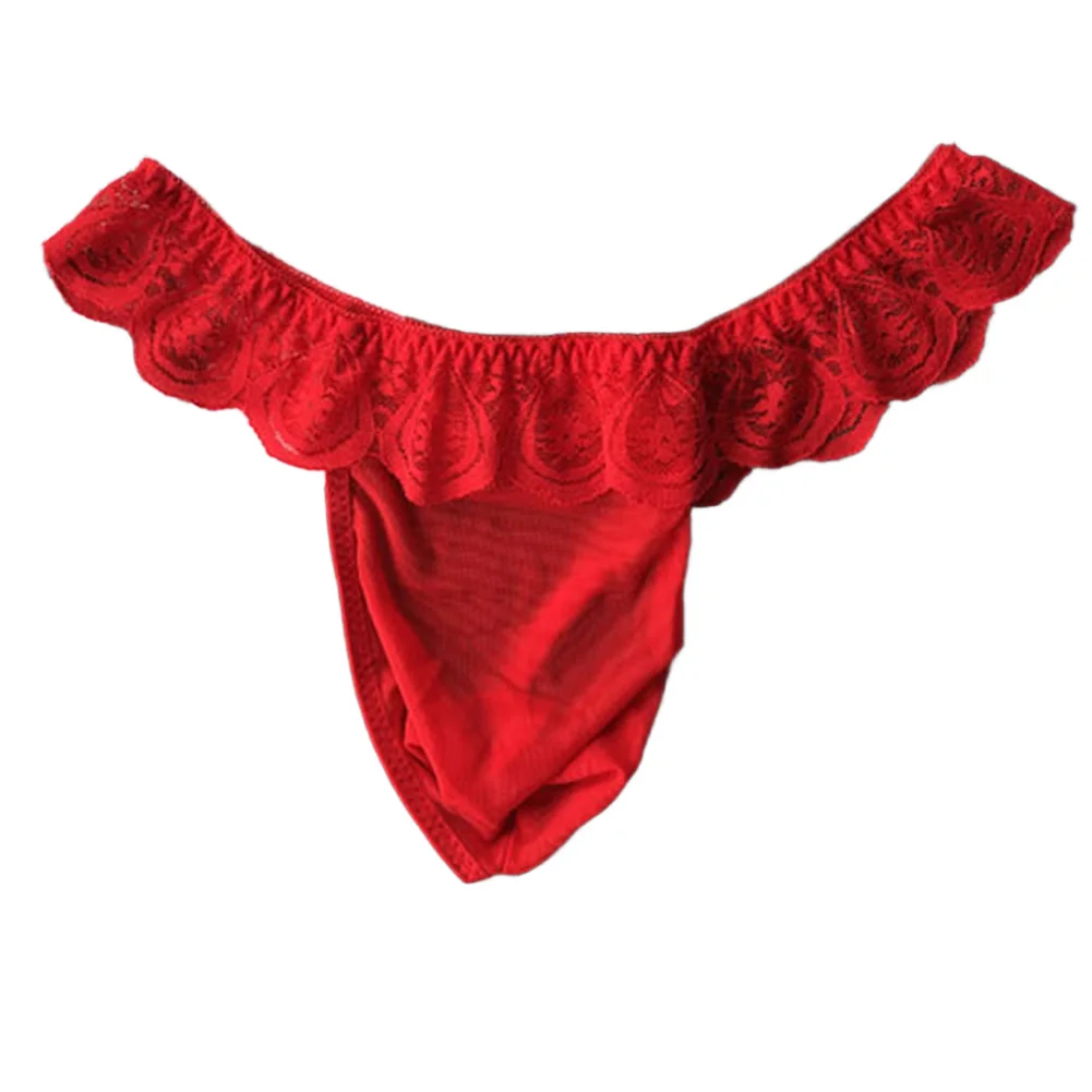 Мужское кружевное эластичное белье-стринги с сетчатыми вставками и прозрачным выступающим кармашком, трусы-бикини для мужчин
Мужское кружевное эластичное белье-стринги с сетчатыми вставками и прозрачным выступающим кармашком, трусы-бикини для мужчин