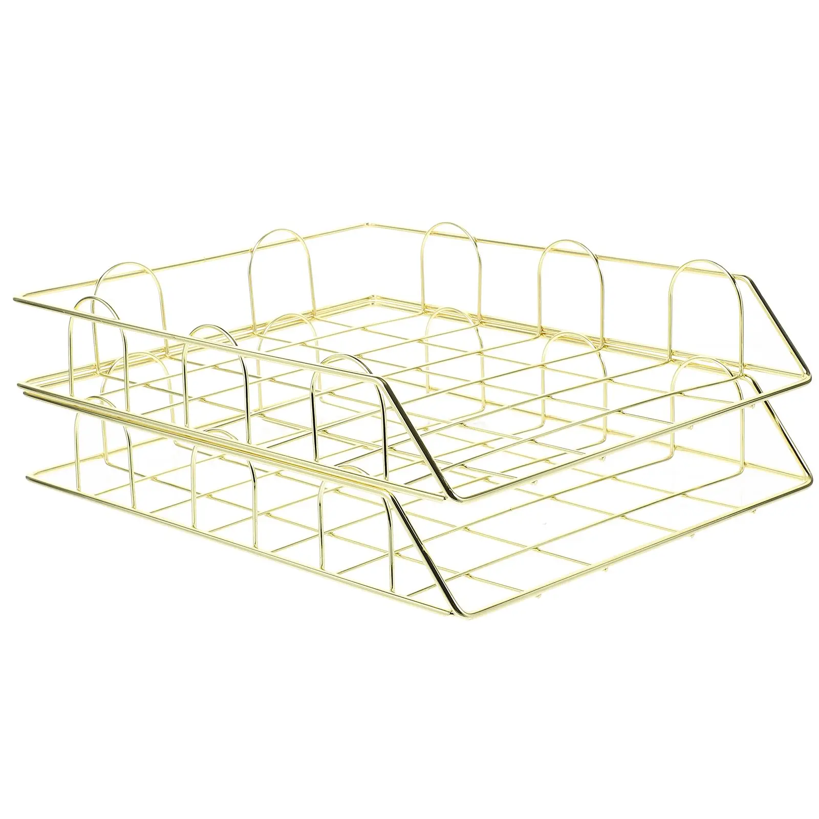 2pcs Golden Metal File Organizer Desk Tray for A4 Documents Magazine Holder Storage Solution Office Supplies Desk Organization
2pcs Golden Metal File Organizer Desk Tray for A4 Documents Magazine Holder Storage Solution Office Supplies Desk Organization