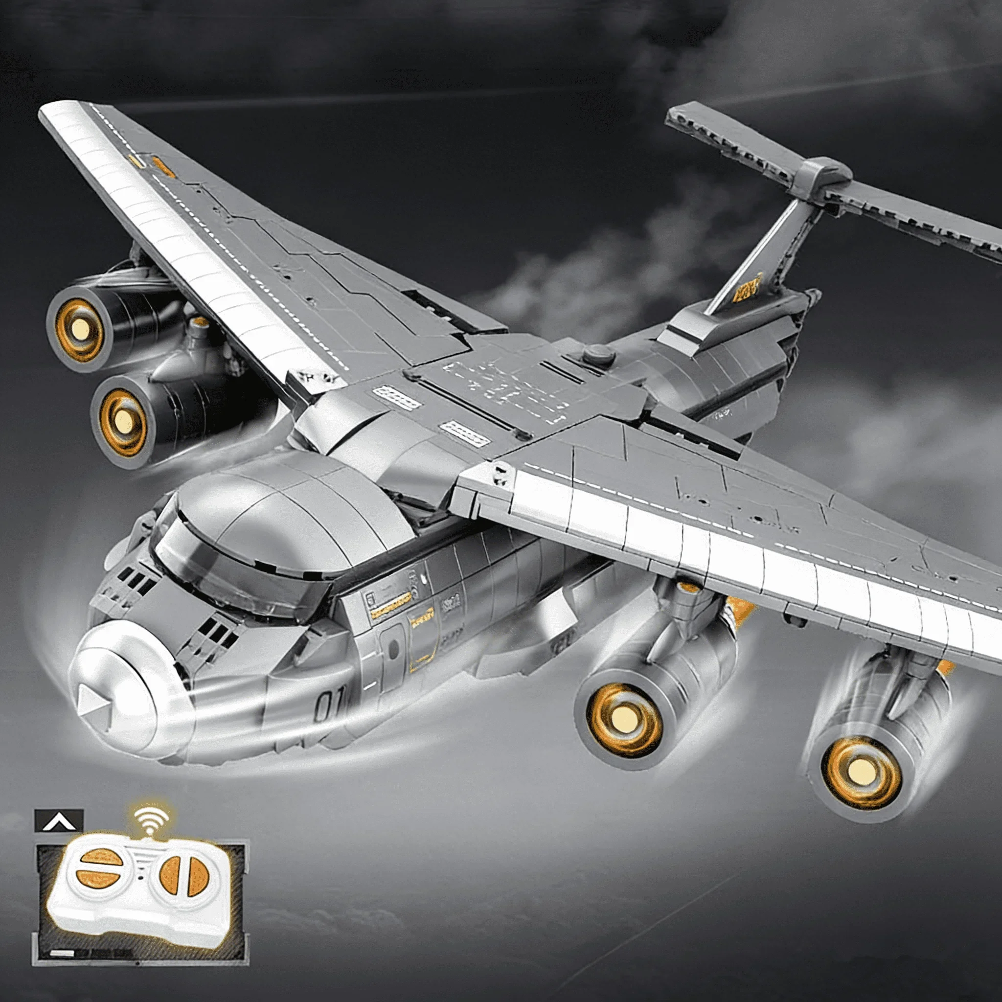 1561 Pcs MOC Military Y-20 Large Transport Aircraft Building Blocks Educational Fighter Plane Assembly Toy for Birthday Gifts
1561 Pcs MOC Military Y-20 Large Transport Aircraft Building Blocks Educational Fighter Plane Assembly Toy for Birthday Gifts