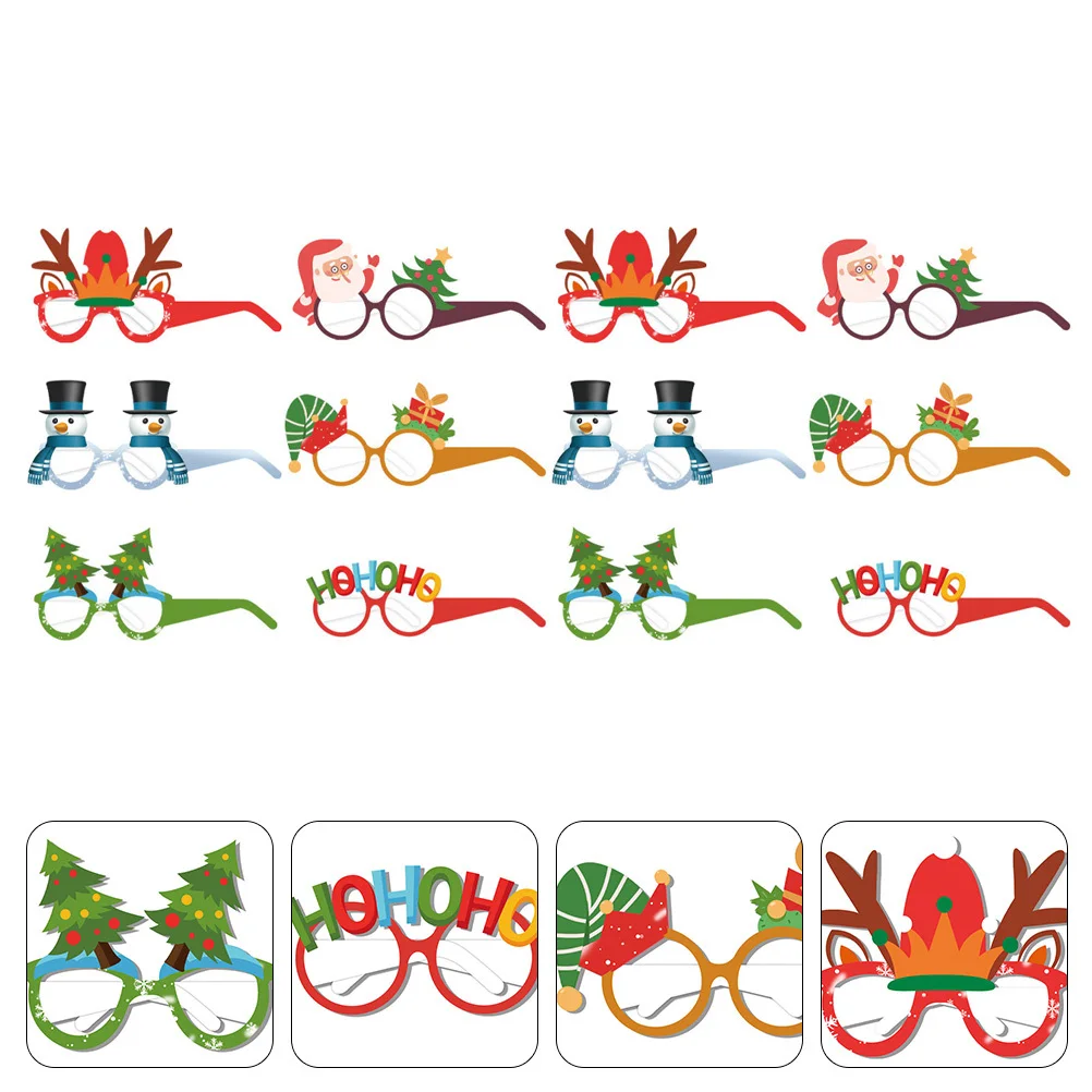 12Pairs Xmas Paper Glasses Party Eyeglasses Frame Christmas Photo Props Christmas Decorations Party Favors Xmas Glasses Frames
12Pairs Xmas Paper Glasses Party Eyeglasses Frame Christmas Photo Props Christmas Decorations Party Favors Xmas Glasses Frames