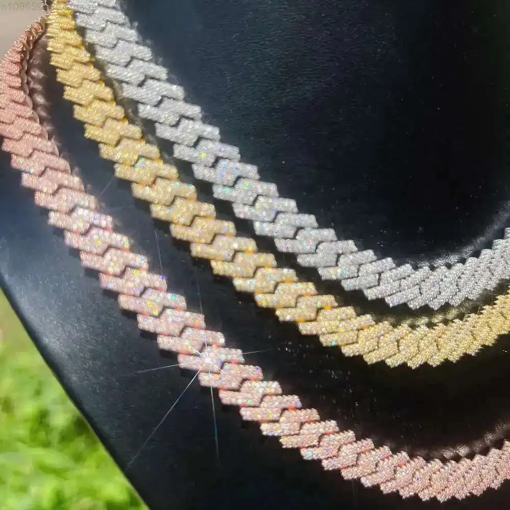 10mm Personalized Wholesale Vvs Moissanite Diamond Hip Hop Jewelry Necklace Sterling Silver 925 Cuban Link Chain
10mm Personalized Wholesale Vvs Moissanite Diamond Hip Hop Jewelry Necklace Sterling Silver 925 Cuban Link Chain
