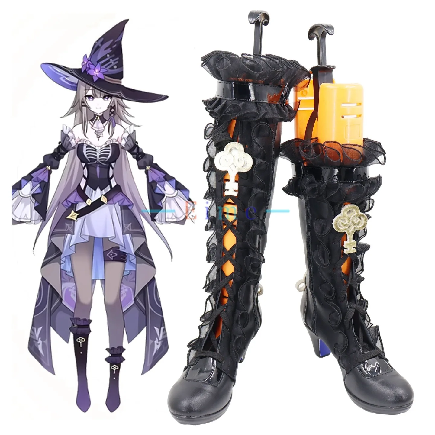 Herta Cosplay Shoes Game Honkai Star Rail Cosplay Props Halloween Carnival Boots Anime PU Leather Shoes Custom Made
Herta Cosplay Shoes Game Honkai Star Rail Cosplay Props Halloween Carnival Boots Anime PU Leather Shoes Custom Made