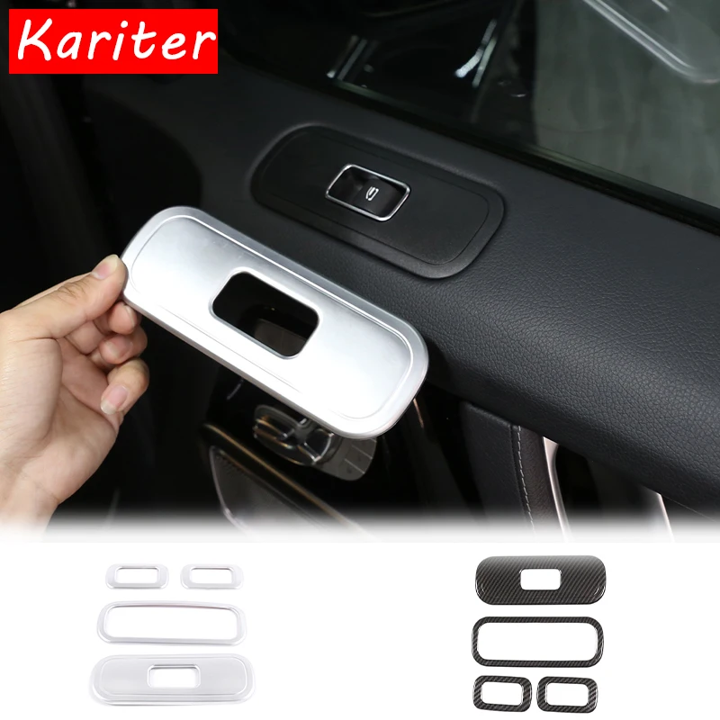 4Pcs For Mercedes Benz G Class 2019-2020 ABS Carbon Fiber Pattern Car Glass Lift Switch Decorative Frame Interior Accessories
4Pcs For Mercedes Benz G Class 2019-2020 ABS Carbon Fiber Pattern Car Glass Lift Switch Decorative Frame Interior Accessories