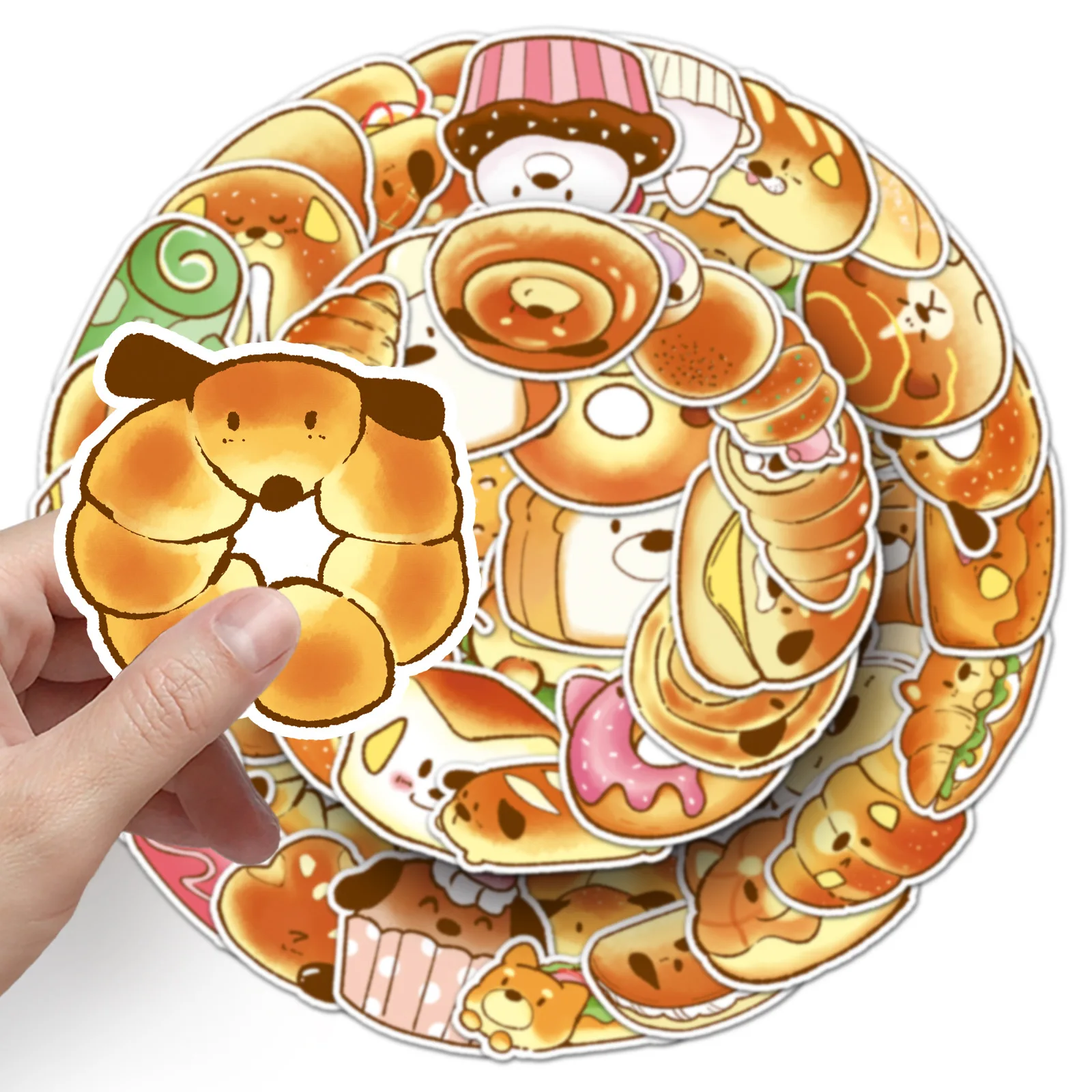 10/30/50PCS Cartoon Cute Bread Dog Funny Dog Meme Creative Doodle Stickers Decorative Scrapbook Laptop Suitcase Decal Kids Toy
10/30/50PCS Cartoon Cute Bread Dog Funny Dog Meme Creative Doodle Stickers Decorative Scrapbook Laptop Suitcase Decal Kids Toy