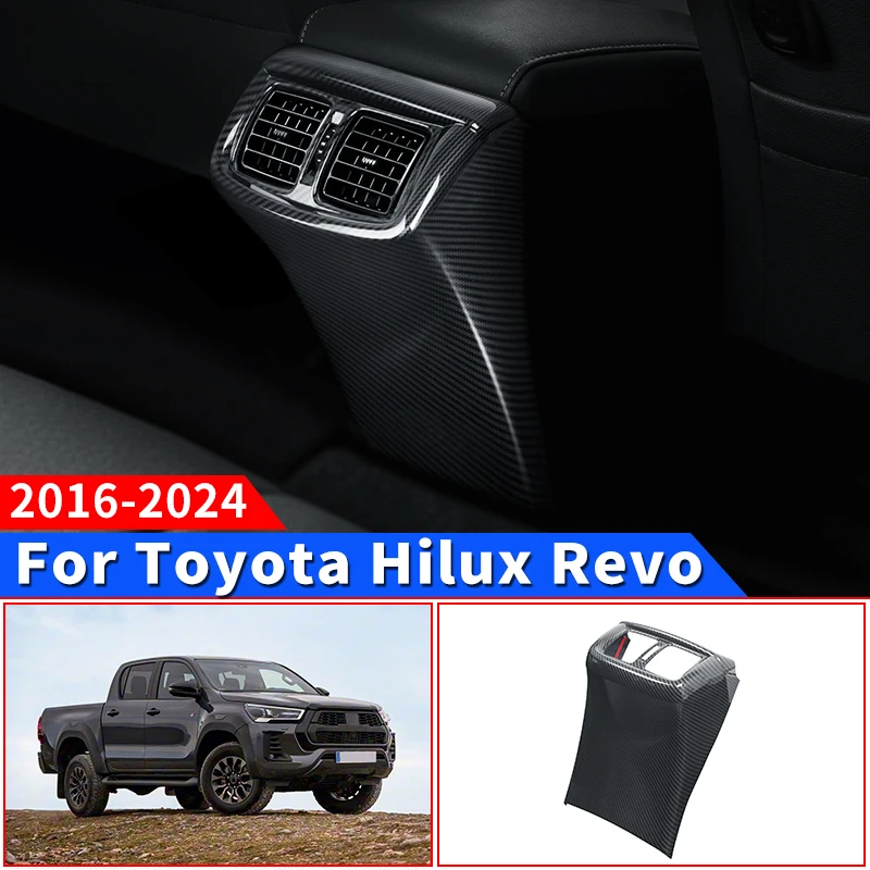 For Toyota Hilux Revo 2024-2016 Pickup Truck Rear Air Vent Outlet Panel Carbon Fiber Texture Anti-Kick Interior Trim Accessories
For Toyota Hilux Revo 2024-2016 Pickup Truck Rear Air Vent Outlet Panel Carbon Fiber Texture Anti-Kick Interior Trim Accessories