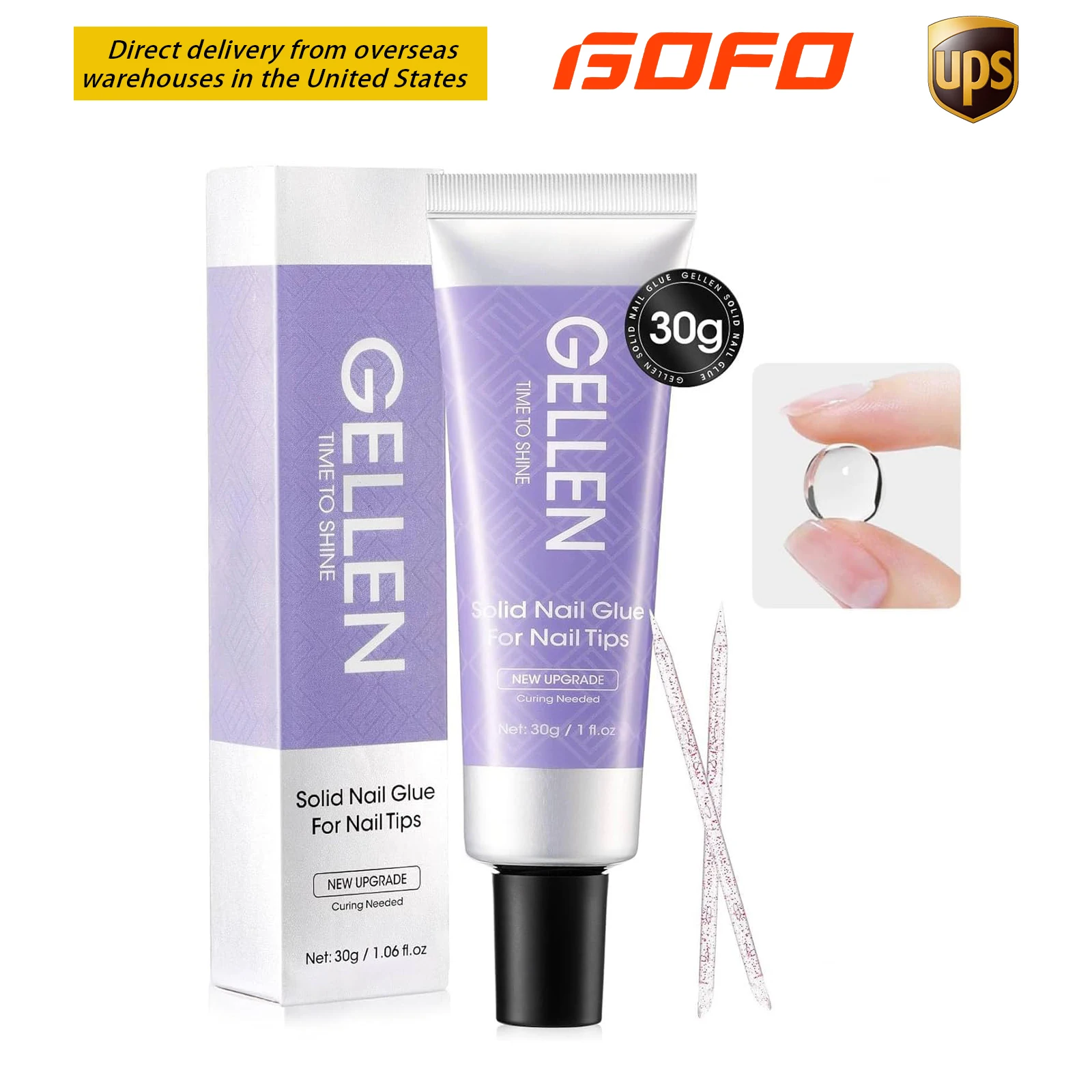 GELLEN Nail Extension Glue 30g Clear Strong Adhesive Poly Gel For UV LED Light Cured Press On Nails 3D Sculpture Art Quick Dry
GELLEN Nail Extension Glue 30g Clear Strong Adhesive Poly Gel For UV LED Light Cured Press On Nails 3D Sculpture Art Quick Dry