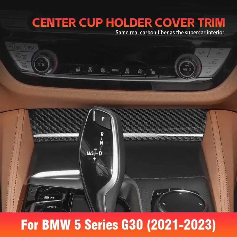 For BMW 5 Series G30 Real Dry Carbon Fiber 21-23 Interior Central Control Water Cup Holder Strips Cover Modification Accessories
For BMW 5 Series G30 Real Dry Carbon Fiber 21-23 Interior Central Control Water Cup Holder Strips Cover Modification Accessories