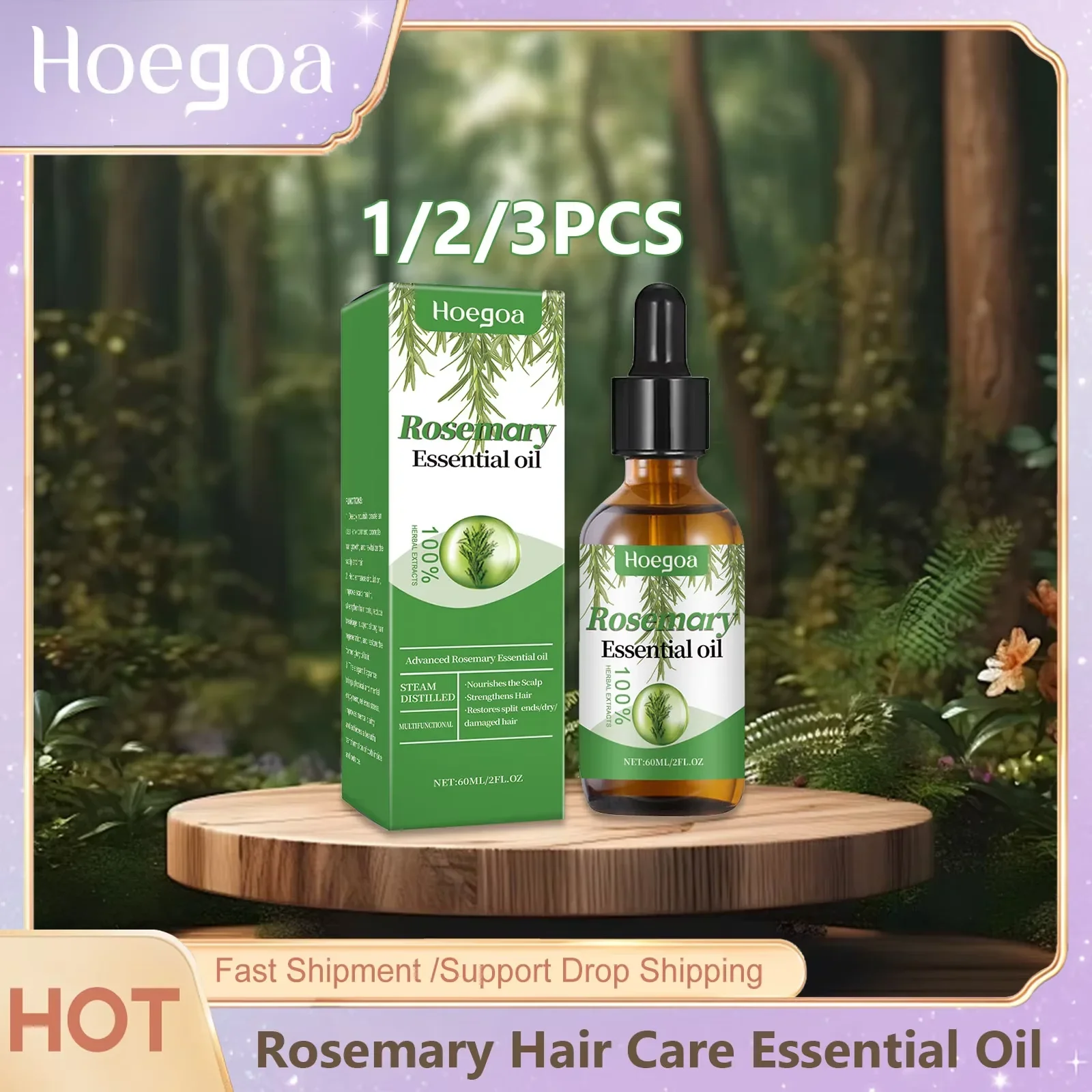 Rosemary Hair Care Essential Oil Scalp Strengthening Nourish Shiny Treatment for Split Ends and Dry Smooth Organic Hair Products
Rosemary Hair Care Essential Oil Scalp Strengthening Nourish Shiny Treatment for Split Ends and Dry Smooth Organic Hair Products