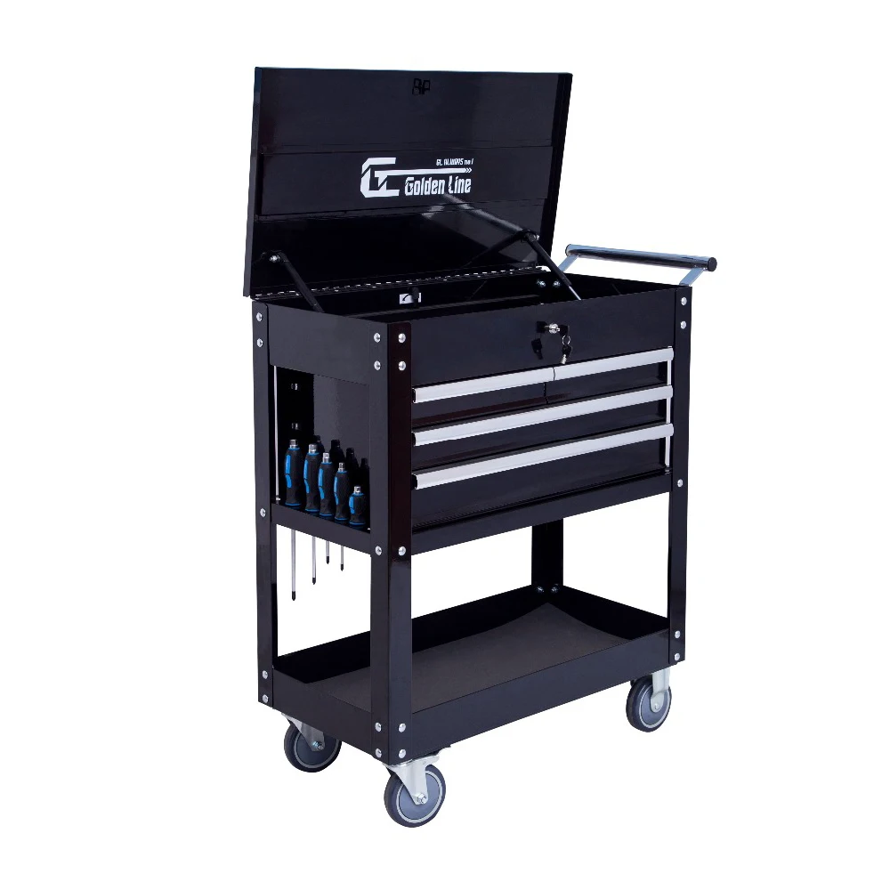 Стальная тележка для инструментов с ящиками Шкафы для инструментов Многофункциональный черный ящик для инструментов 
Стальная тележка для инструментов с ящиками Шкафы для инструментов Многофункциональный черный ящик для инструментов